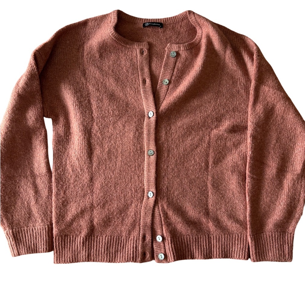 Women's Pink Cardigan Sweater